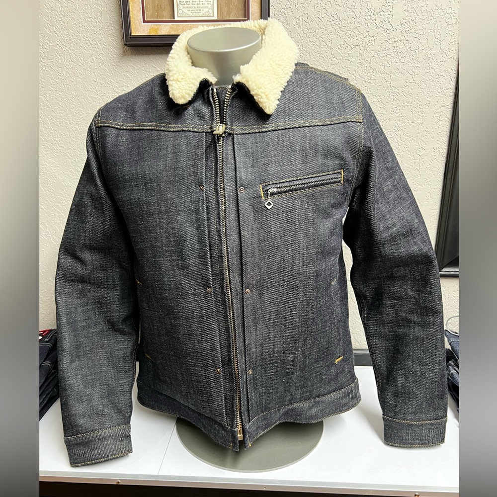 Freenote Cloth RJ2 Rider's Jacket Selvedge denim